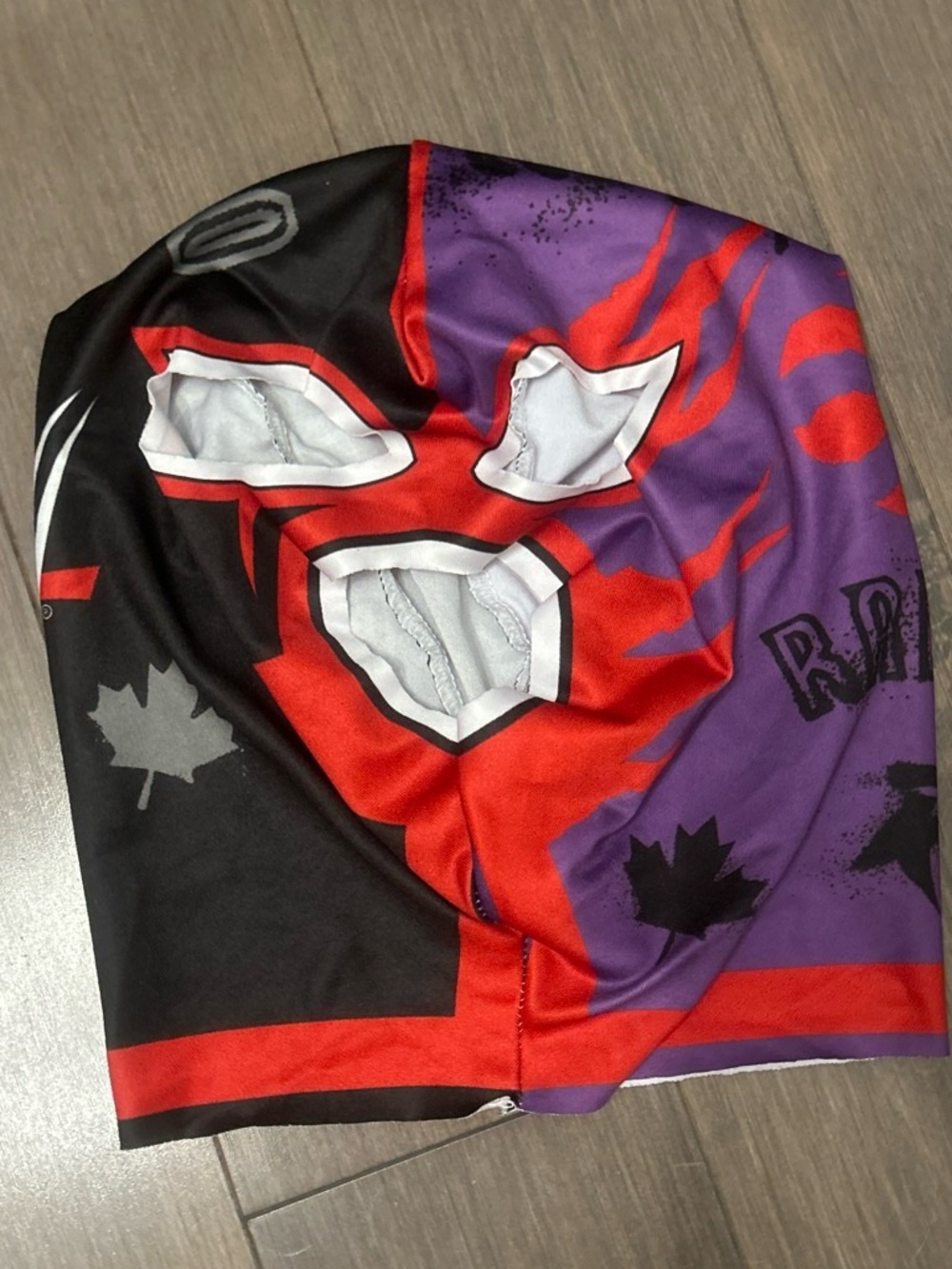 NBA Kids Luchador Hood Mask - Red, Purple, Black